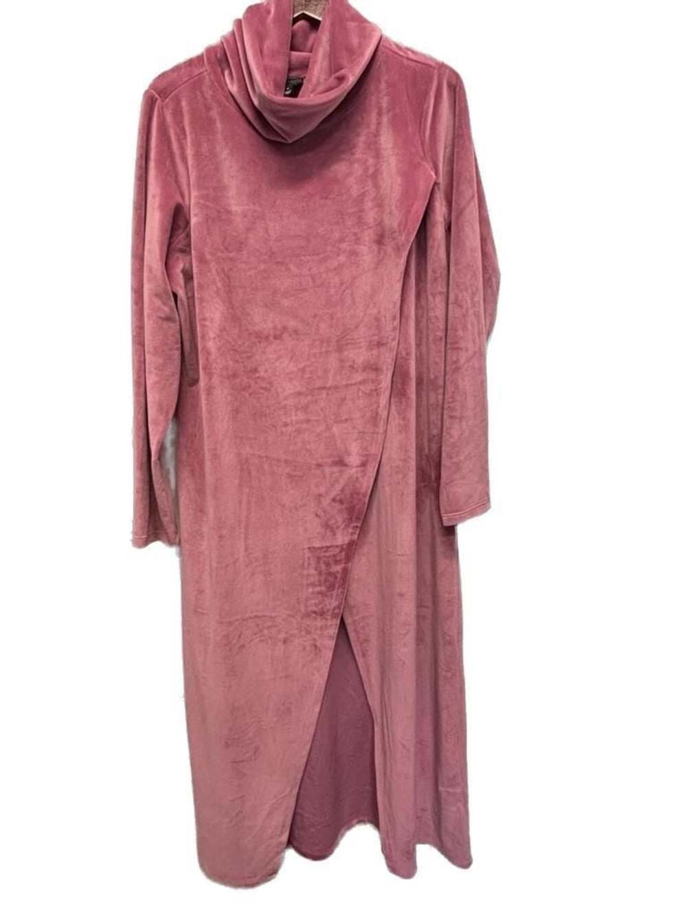 💗 G By Giuliana 💗 Black Label Velour Cowl Neck Maxi Dress Size 1X